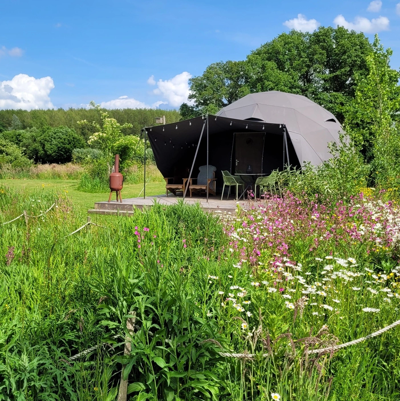 Glamping tent
