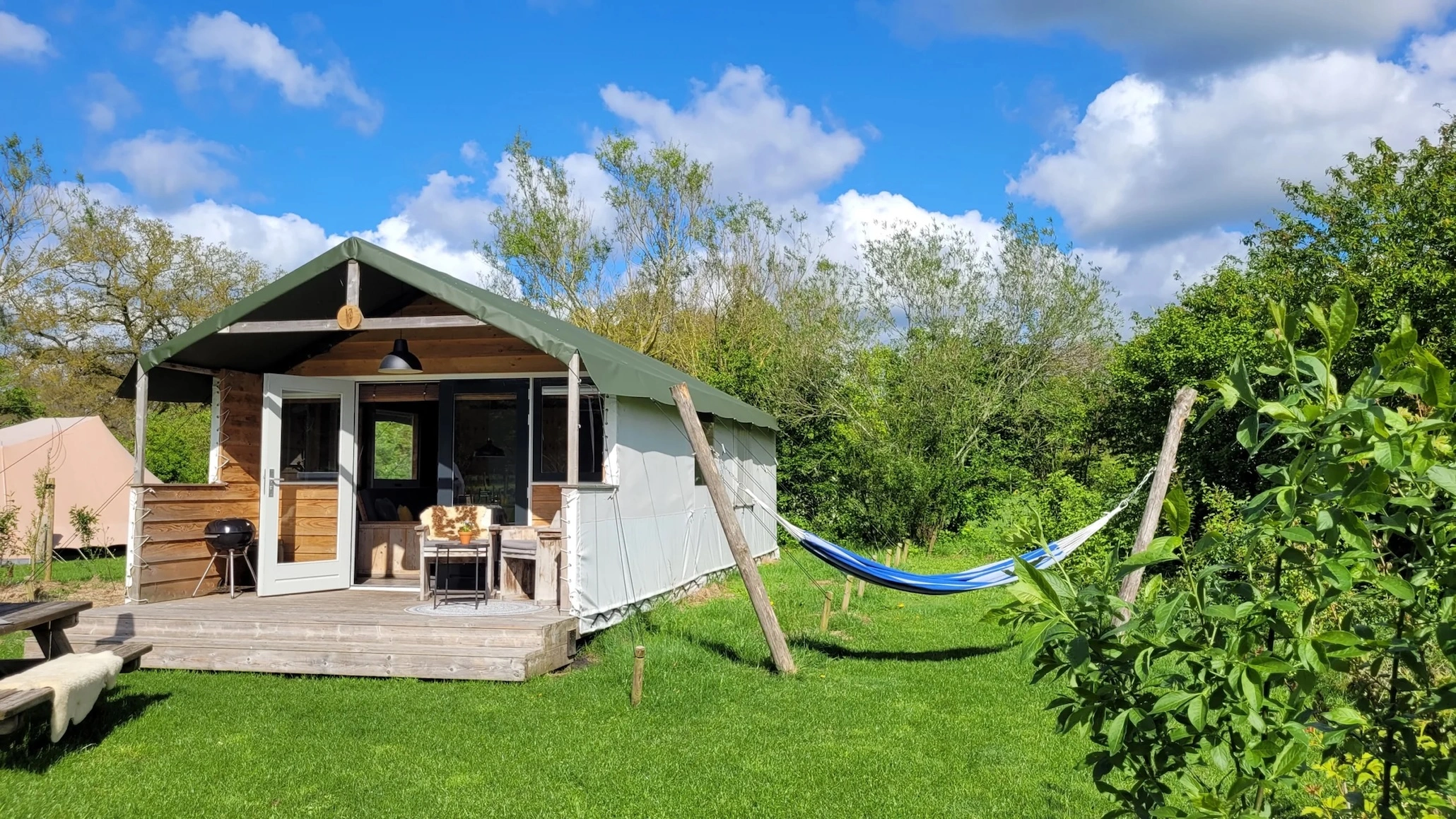 Glamping tent