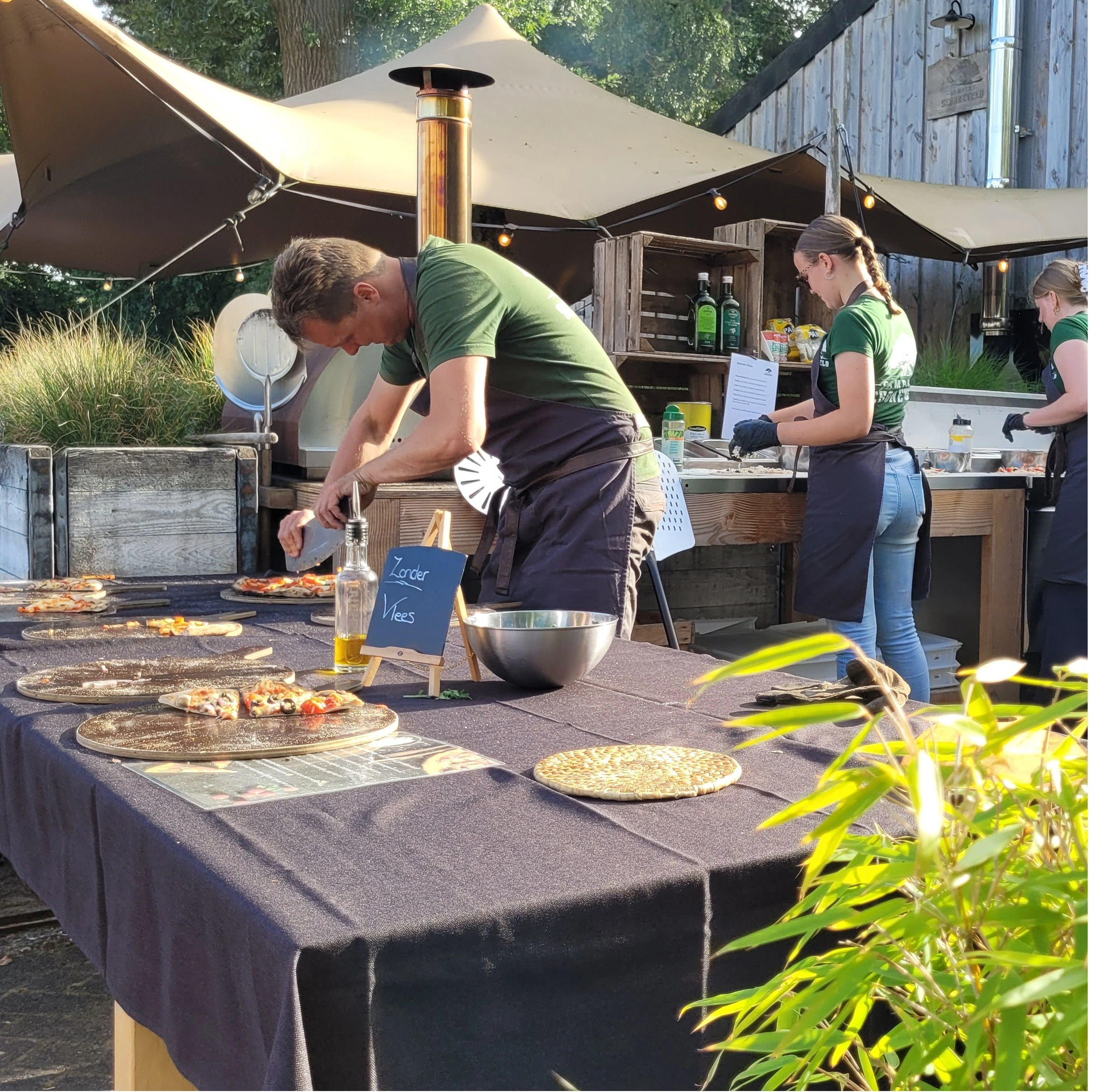 Pizza avond op Camping Schoneveld